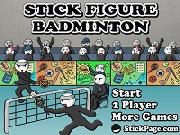 Stick Figure Badminton